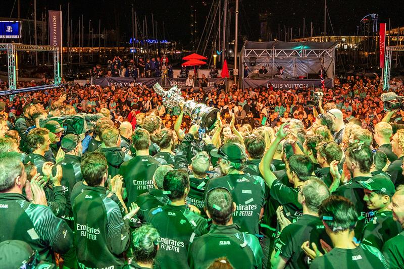 Emirates Team New Zealand - Louis Vuitton 37th America's Cup, Prizegiving - October 19, 2024 photo copyright Ian Roman / America's Cup taken at Royal New Zealand Yacht Squadron and featuring the ACC class