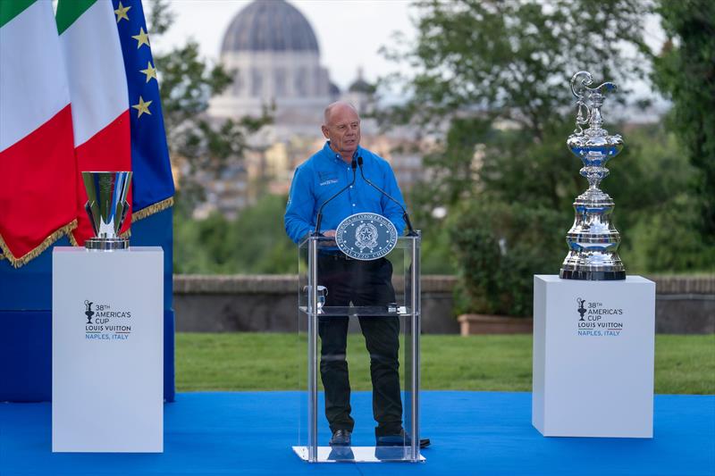 Grant Dalton - CEO Emirates Team NZ - Italian Prime Minister Welcome Function at Casino del Bel Respiro, Rome - My 26, 2025 - photo © Ian Roman / America's Cup