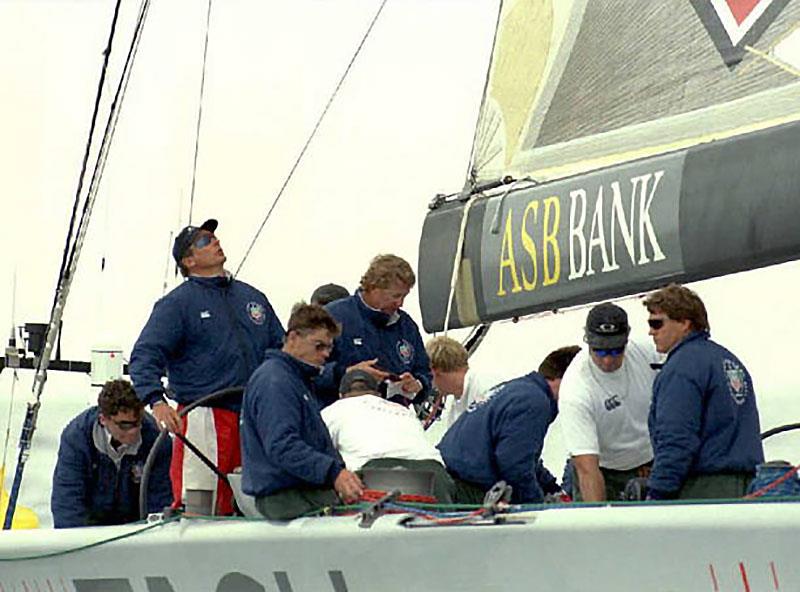 1995 America's Cup - Jim Close was the Starboard Trimmer aboard TAG Heuer photo copyright Chris Dickson taken at  and featuring the ACC class