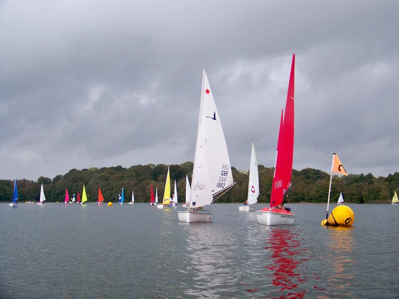 Hansa UK Nationals at Frensham Pond photo copyright Tony Machen taken at Frensham Pond Sailing Club and featuring the Hansa class