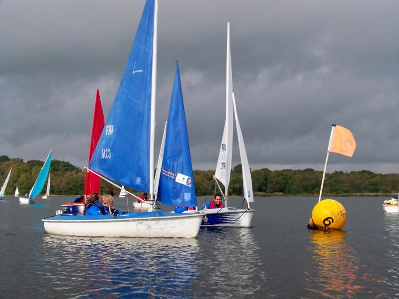 Hansa UK Nationals at Frensham Pond photo copyright Tony Machen taken at Frensham Pond Sailing Club and featuring the Hansa class