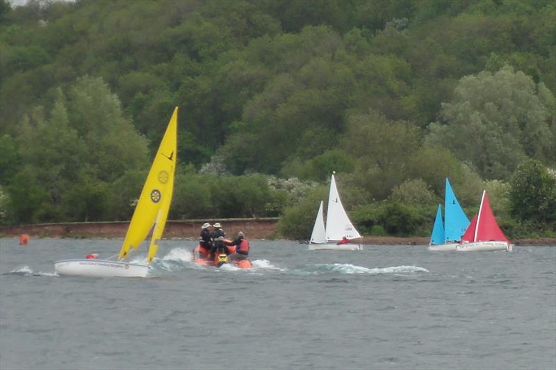 Hansa TT at Notts County photo copyright Ron Sawford taken at Notts County Sailing Club and featuring the Hansa class