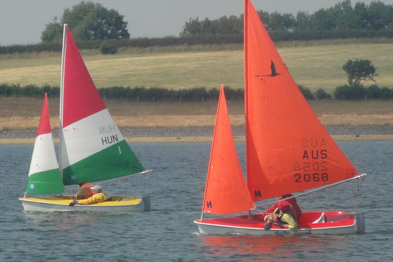 Hansa Europeans at Rutland day 2 photo copyright Ron Sawford taken at Rutland Sailing Club and featuring the Hansa class