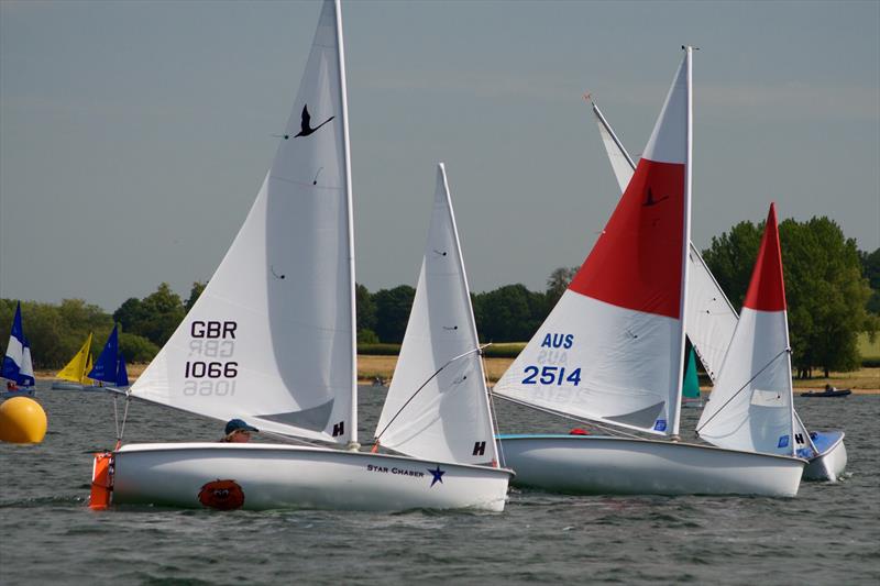 Racing on the final day of the Hansa Europeans at Rutland photo copyright Craig Dunderdale taken at Rutland Sailing Club and featuring the Hansa class