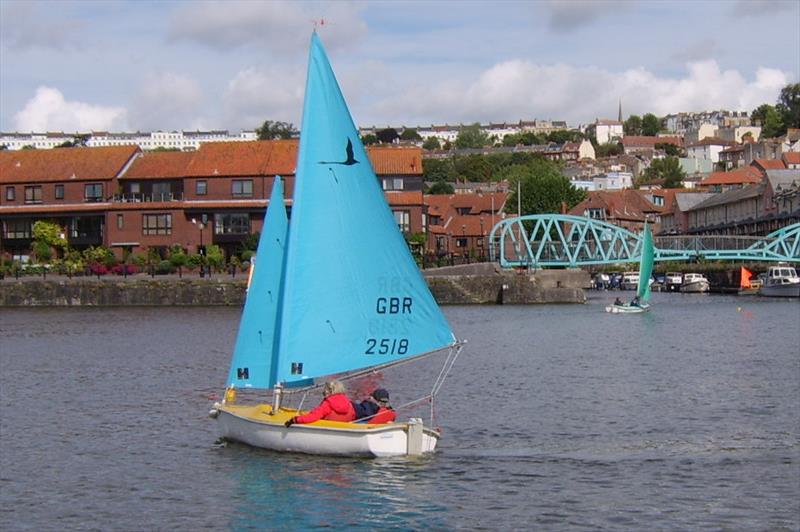 Hansa TT at Bristol photo copyright Bob Scull taken at Baltic Wharf Sailing Club and featuring the Hansa class