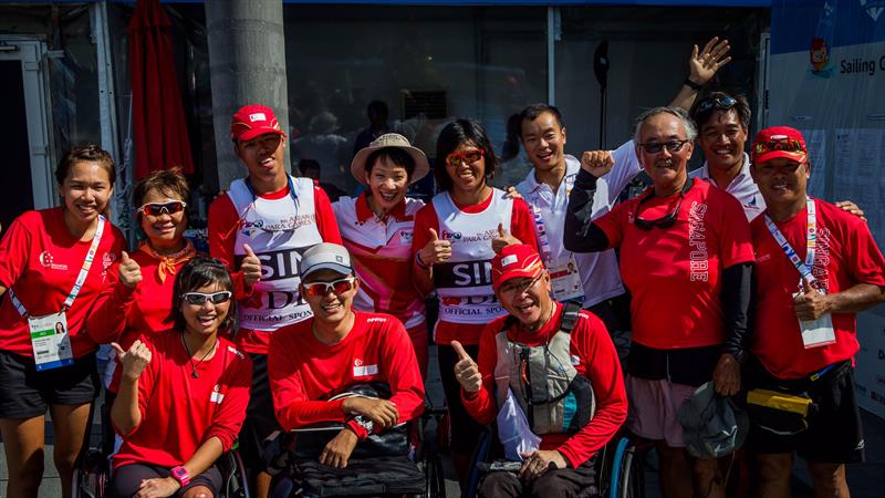 Day 1 of the ASEAN Para Games 2015 photo copyright Icarus Sailing Media taken at Singapore Sailing Federation and featuring the Hansa class