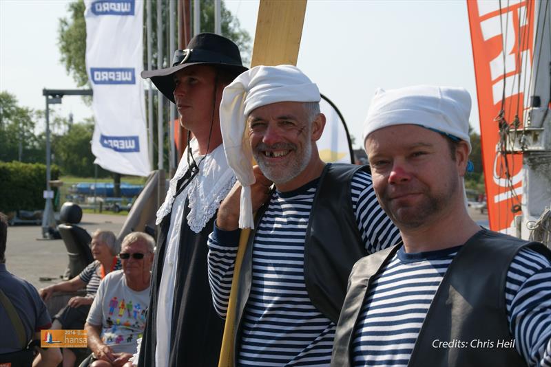 2016 Hansa Worlds Opening Ceremony photo copyright Chris Heil taken at Regatta Center Medemblik and featuring the Hansa class