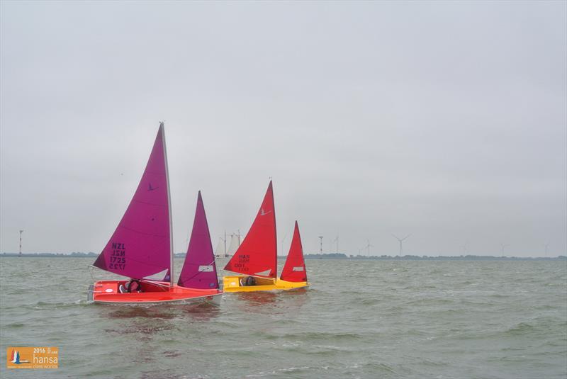 2016 Hansa Worlds day 4 photo copyright Chris Heil taken at Regatta Center Medemblik and featuring the Hansa class