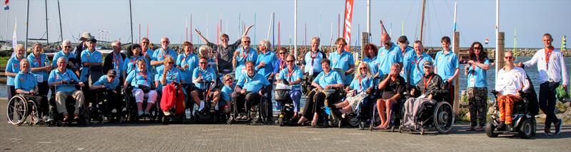 2016 Hansa Worlds in Medemblik - Team GB photo copyright Nicky Mathew taken at Regatta Center Medemblik and featuring the Hansa class