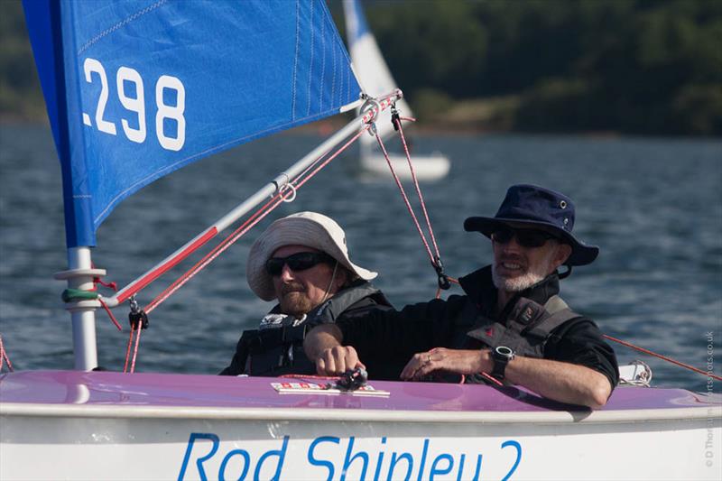 Tim Scarisbrick and Hugh de Longh wins 2016 Hansa 303 (two person) UK National Championships at Carsington Sailability photo copyright Mark Ludbrook taken at Carsington Sailing Club and featuring the Hansa class