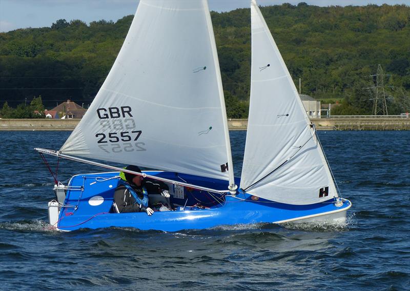 Paul Phillips wins the Liberty class in the Hansa TT at Oxford photo copyright Richard Johnson taken at Oxford Sailing Club and featuring the Hansa class