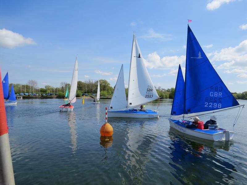 National Hansa Class TT Series at Frampton on Severn photo copyright David Greenfield taken at Frampton on Severn Sailing Club and featuring the Hansa class