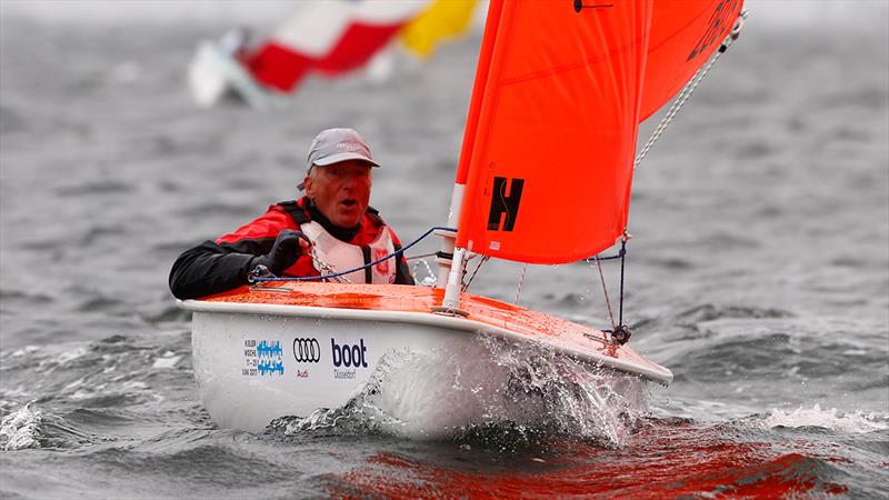 Polish Hansa 303 sailor Piotr Cichocki during the Para World Sailing Championships in Kiel - photo © Otto Kasch / www.segel-bilder.de