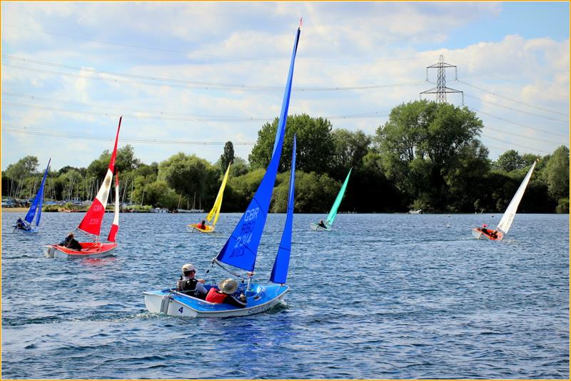 Hansa Sailability Open at Burghfield photo copyright Simon Smith taken at Burghfield Sailing Club and featuring the Hansa class