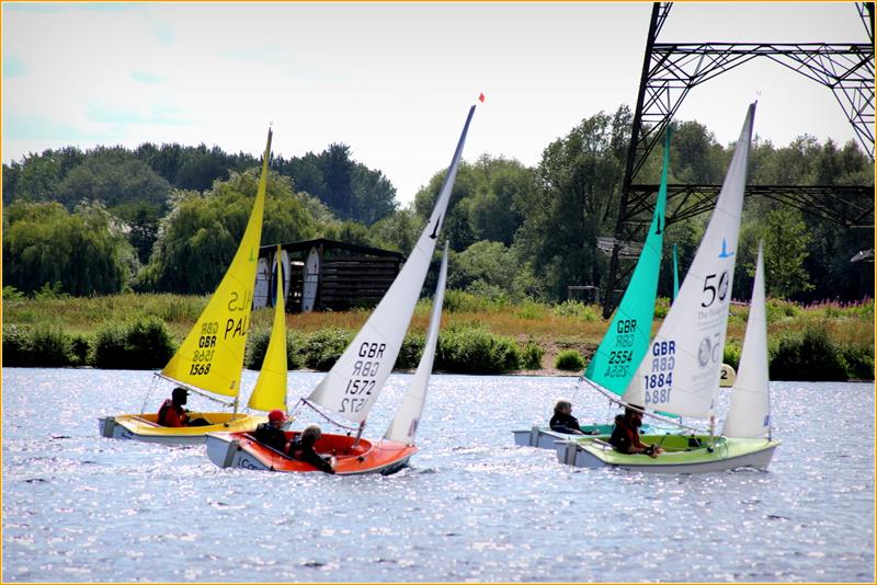 Hansa Sailability Open at Burghfield photo copyright Simon Smith taken at Burghfield Sailing Club and featuring the Hansa class