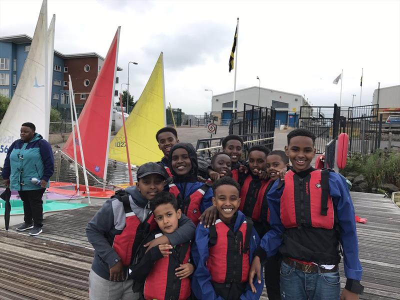 RYA Cymru Wales All Afloat in Cardiff photo copyright Hamish Stuart taken at  and featuring the Hansa class