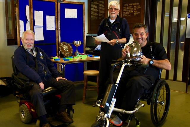 Garry Flint - Winner of the Derek Lee Trophy during the Hansa Class National TT Series at Carsington photo copyright Peter Smith taken at Carsington Sailing Club and featuring the Hansa class