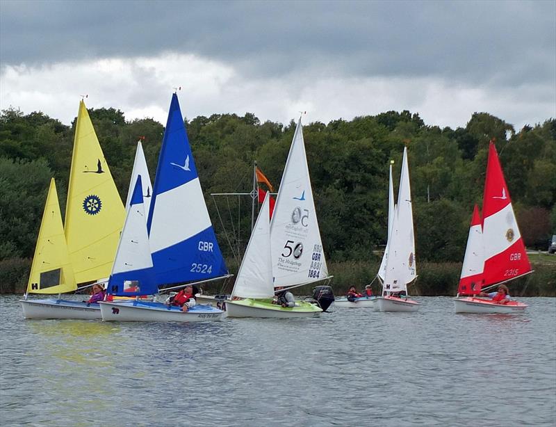 Hansa TT at Frensham Pond photo copyright Tony Machen taken at Frensham Pond Sailing Club and featuring the Hansa class