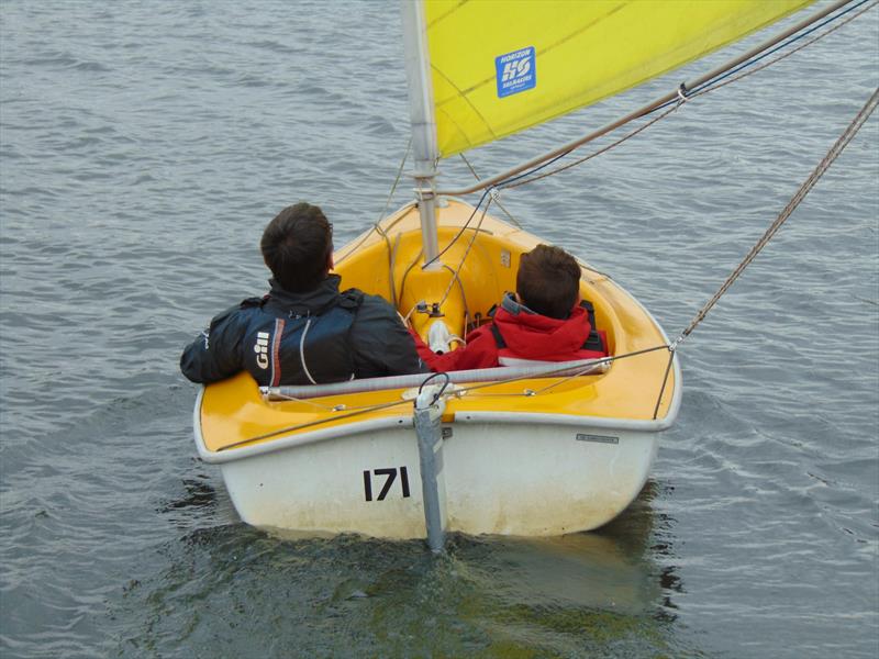 Youngsters being given the opportunity to try sailing photo copyright RYA Cymru-Wales taken at RYA Cymru-Wales and featuring the Hansa class
