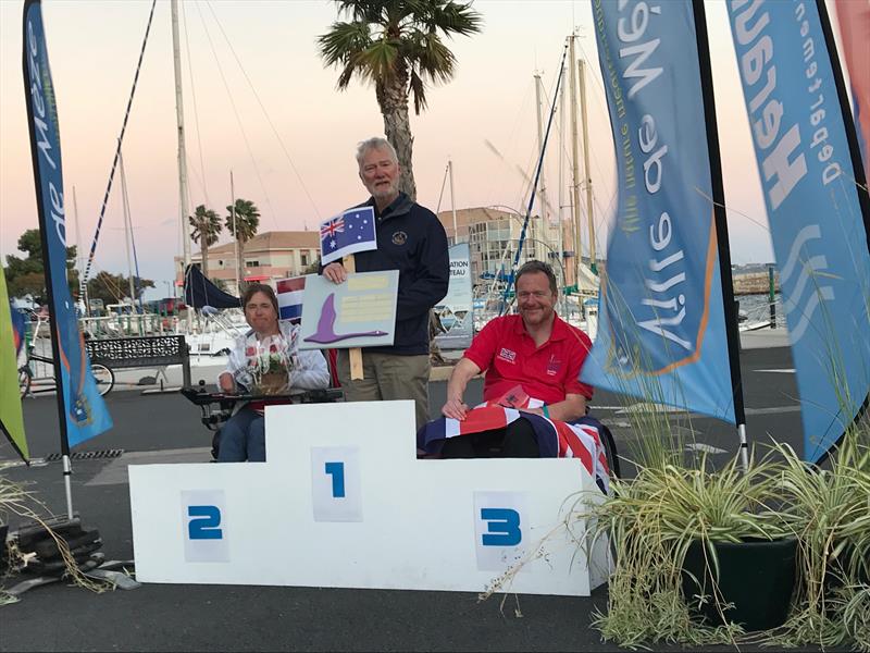 David Durston during the Hansa Europeans at Meze, France photo copyright Nicola Durston taken at  and featuring the Hansa class