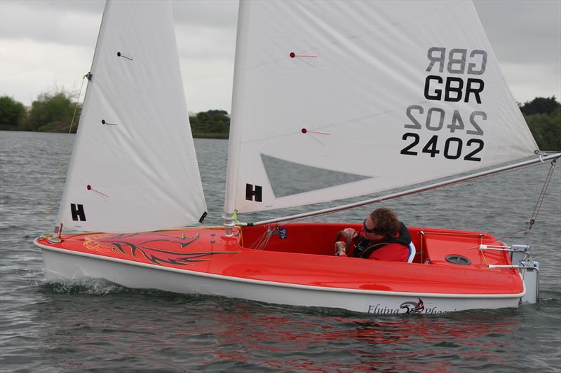 David Durston during the Hansa Europeans at Meze, France photo copyright Nicola Durston taken at  and featuring the Hansa class