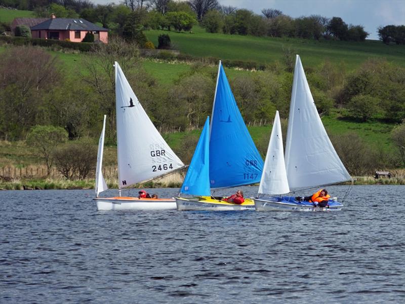 Scottish Hansa Class TT at Clydemuirshiel Country Park photo copyright Mary Christison taken at  and featuring the Hansa class