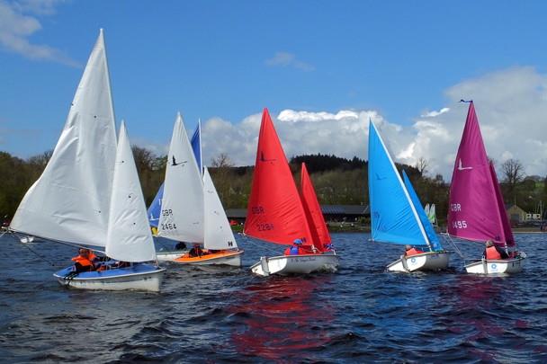 Scottish Hansa Class TT at Clydemuirshiel Country Park photo copyright Mary Christison taken at  and featuring the Hansa class