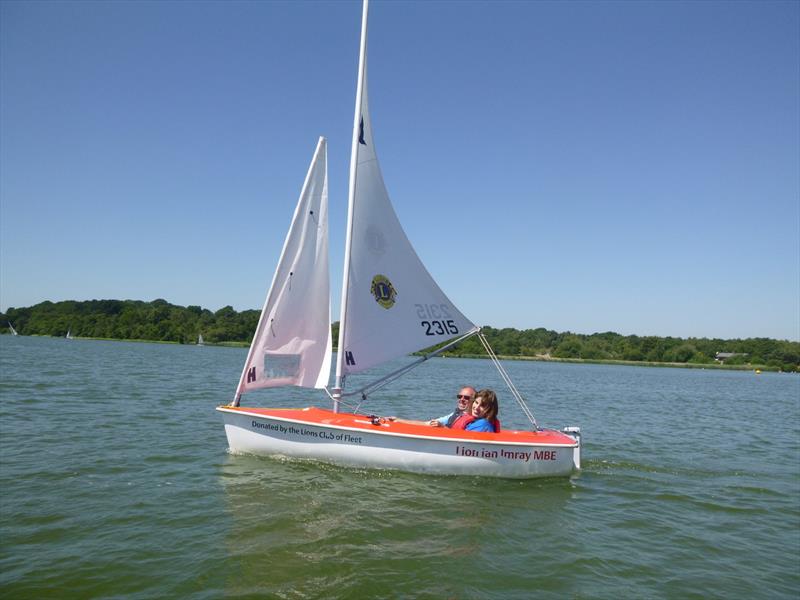 Frensham Pond SC Ten Hour Race photo copyright Clive Eplett taken at Frensham Pond Sailing Club and featuring the Hansa class