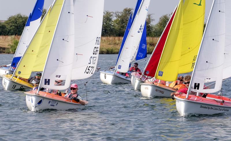 Hansa UK Nationals at Notts County photo copyright David Eberlin taken at Notts County Sailing Club and featuring the Hansa class