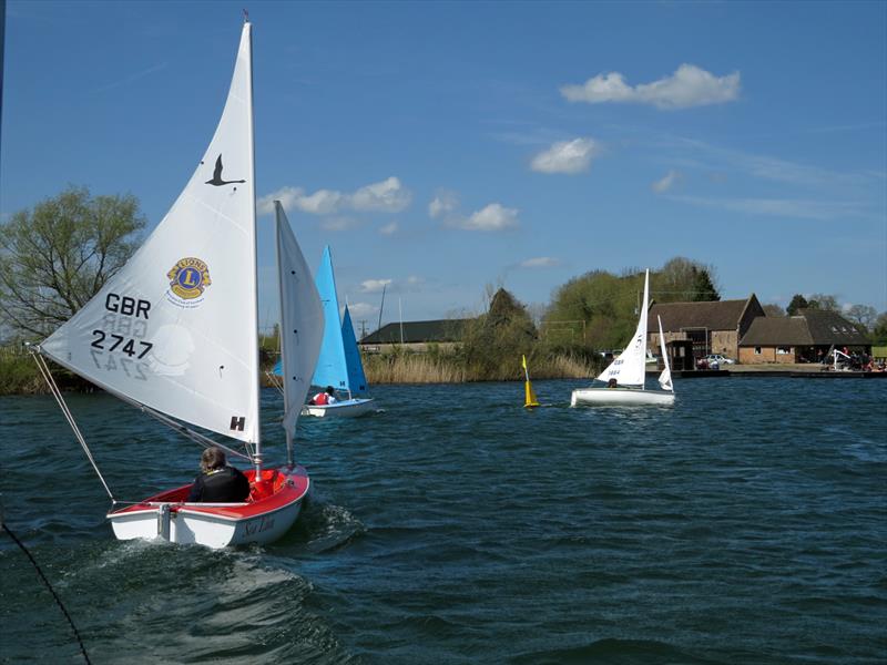One-person 303 during the National Hansa TT Series Round 1 at Frampton on Severn photo copyright David Greenfield taken at Frampton on Severn Sailing Club and featuring the Hansa class