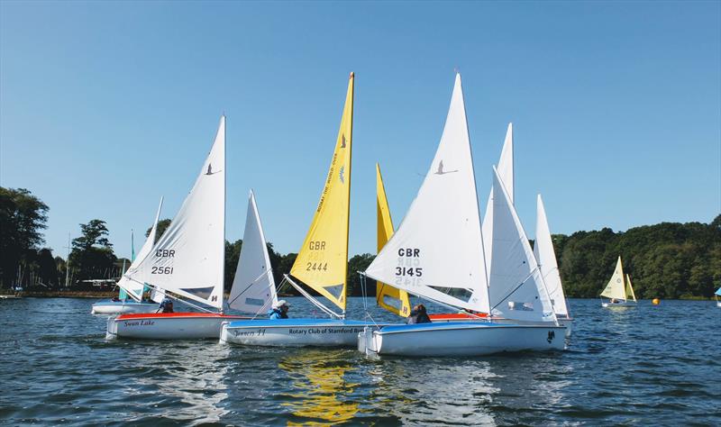 2019 Hansa National TT Series Round 10 at Frensham Pond photo copyright Tony Machen taken at Frensham Pond Sailing Club and featuring the Hansa class