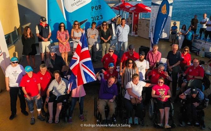 British team during the Hansa Europeans at Portimão, Portugal photo copyright Rodrigo Moreira Rato / LX Sailing taken at  and featuring the Hansa class