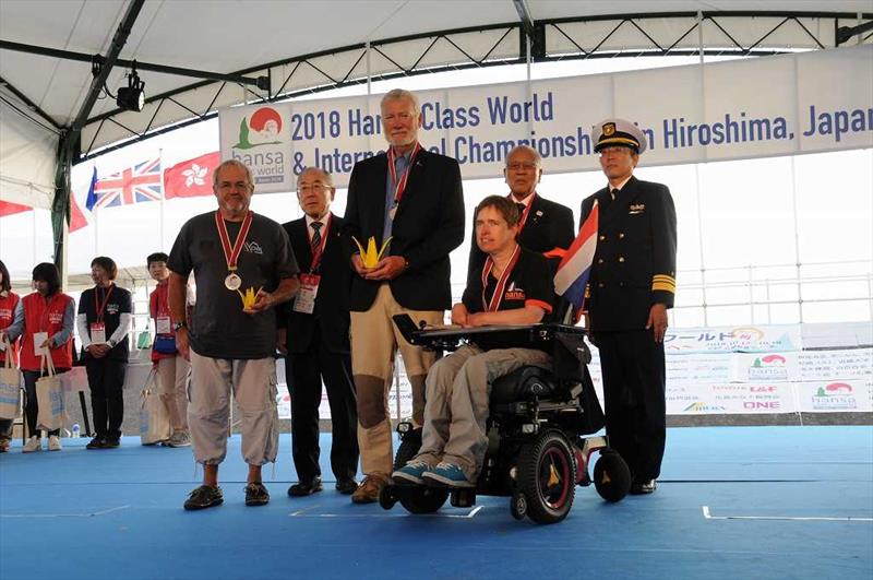 Bob Schahinger, Liberty World Champion 2018 photo copyright Hansa class taken at  and featuring the Hansa class