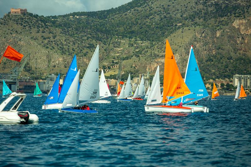 Libertys on the beat during the 2021 Hansa World Championships at Palermo, Sicily photo copyright Salvatore Lopez taken at  and featuring the Hansa class