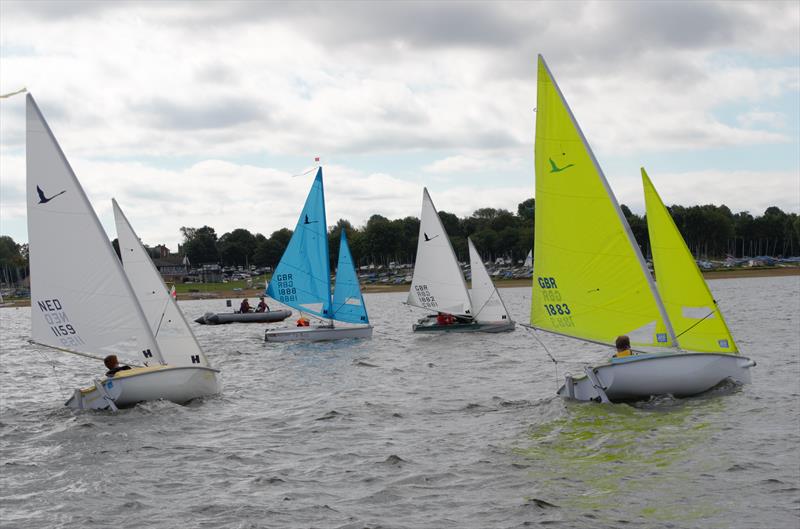 Close racing for the Liberties at the 2013 Access National Championships at Rutland photo copyright Craig Dundereale taken at  and featuring the Hansa class