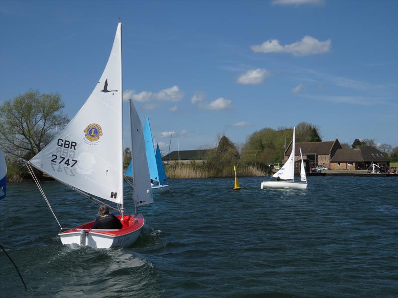 Hansa 303 racing at the TT Series at Frampton on Severn photo copyright David Greenfield taken at Frampton on Severn Sailing Club and featuring the Hansa class