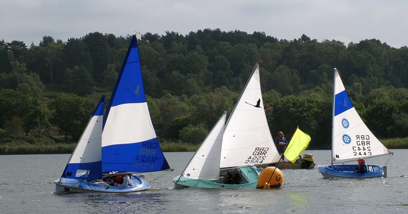 Hansa TT at Frensham Pond photo copyright Tony Machen taken at Frensham Pond Sailing Club and featuring the Hansa class