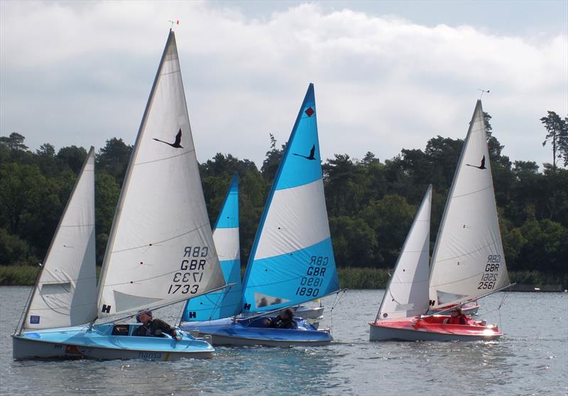 Hansa TT at Frensham Pond photo copyright Tony Machen taken at Frensham Pond Sailing Club and featuring the Hansa class