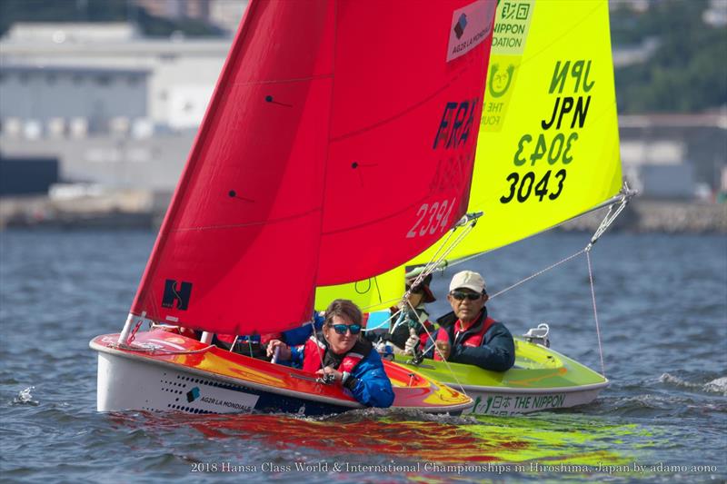 Hansa World and International Championships day 1 photo copyright Adamo Aono taken at  and featuring the Hansa class