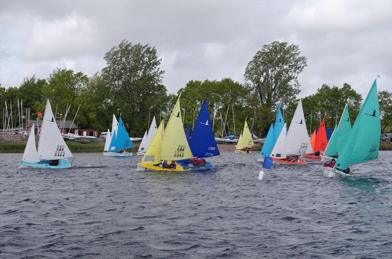 Hansa TT series at New Forest and District Sailability photo copyright Chris Wales taken at Spinnaker Sailing Club and featuring the Hansa class