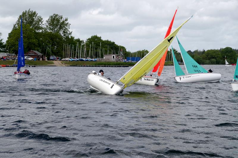 Hansa TT series at New Forest and District Sailability photo copyright Chris Wales taken at Spinnaker Sailing Club and featuring the Hansa class