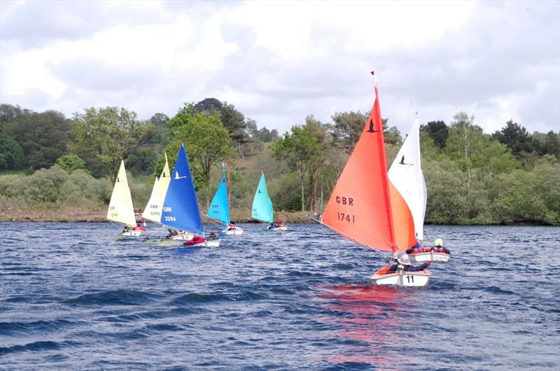 Hansa TT series at New Forest and District Sailability photo copyright Chris Wales taken at Spinnaker Sailing Club and featuring the Hansa class