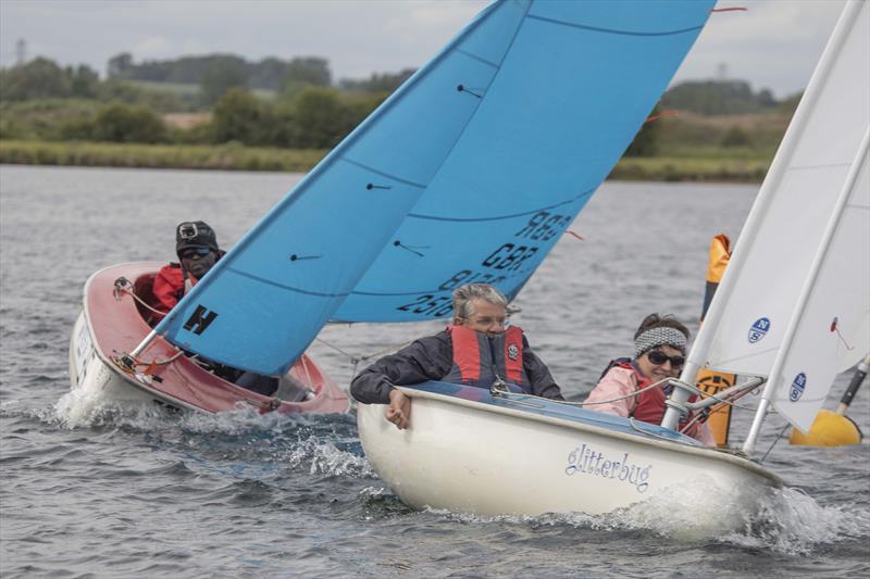 Andy Sheath and Kate Lintott winning the 303 class in the Hansa TT at Notts County - photo © David Eberlin