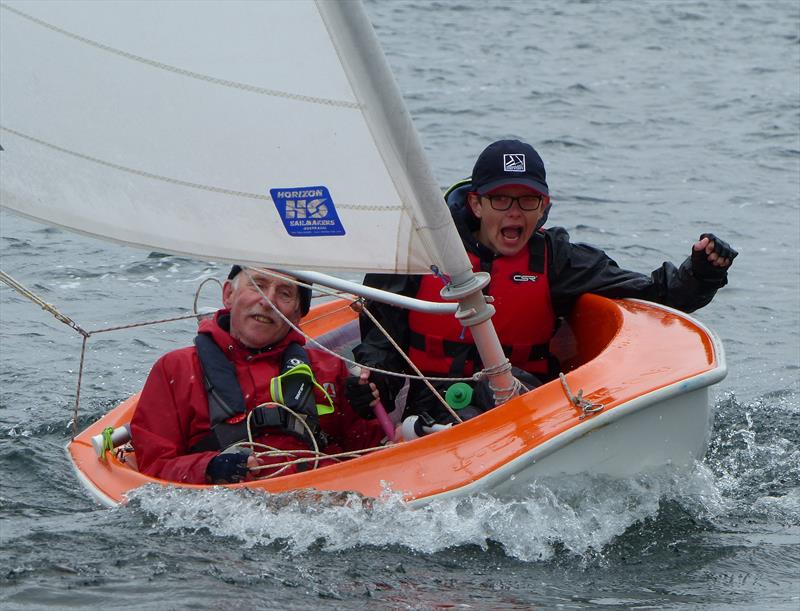 Ben Foulsom and David Price were second 2.3 (1st Double) in the Hansa TT at Oxford photo copyright Richard Johnson taken at Oxford Sailing Club and featuring the Hansa class