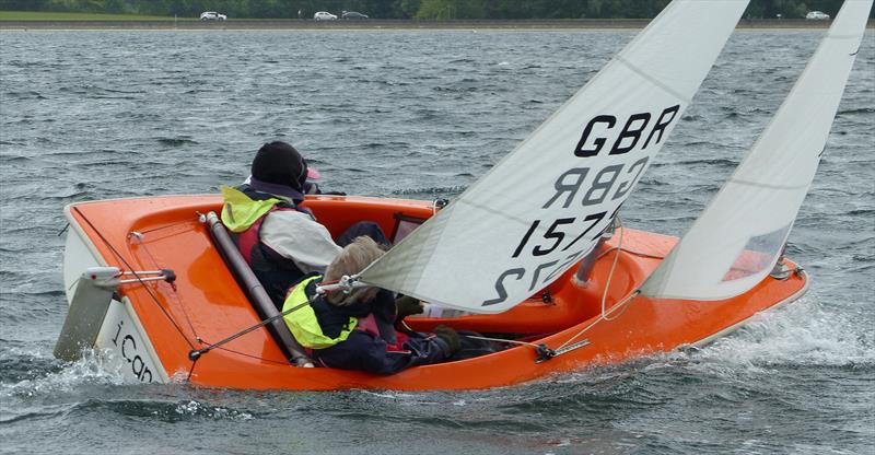 Peter and Peta Etherton were fourth 303 in the Hansa TT at Oxford photo copyright Richard Johnson taken at Oxford Sailing Club and featuring the Hansa class