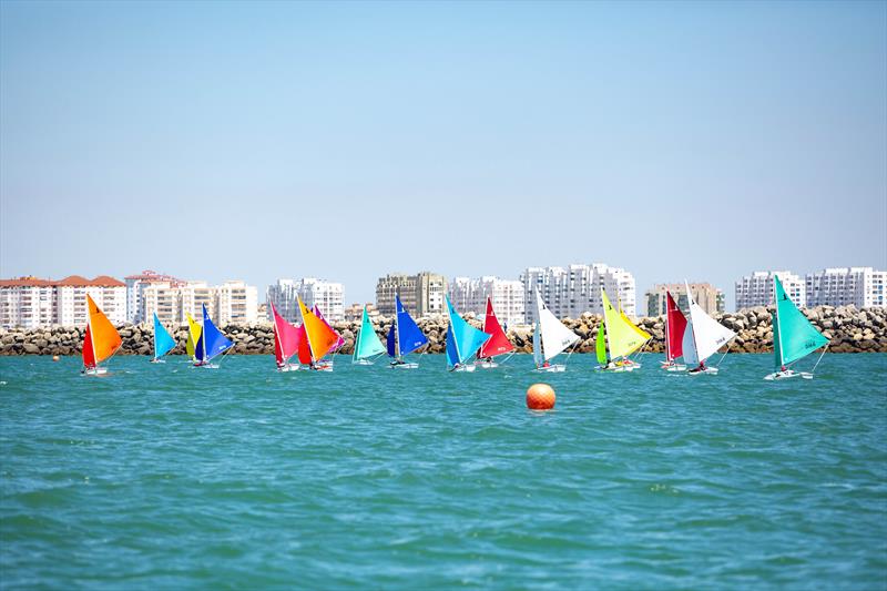 Hansa 303s at the Para World Sailing Championships photo copyright Miguel Paez taken at  and featuring the Hansa class
