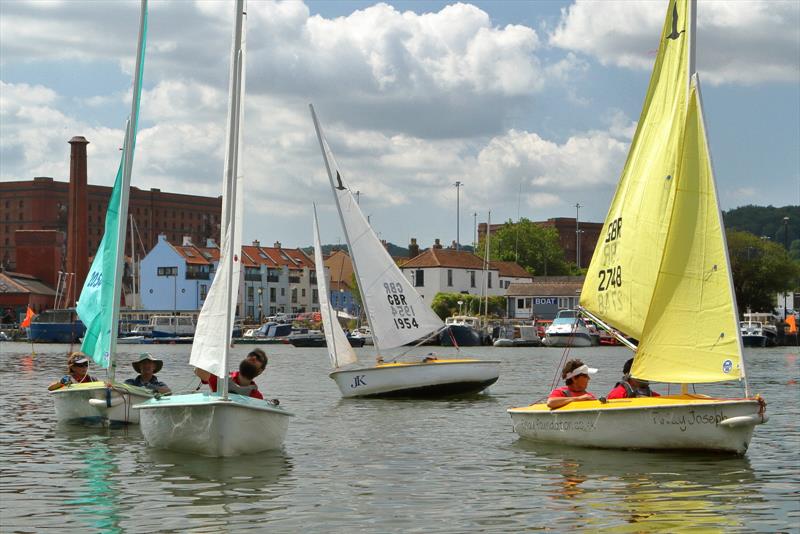 Hansa Class Travellers' Trophy at Baltic Wharf photo copyright Peter J Farmer taken at Baltic Wharf Sailing Club and featuring the Hansa class