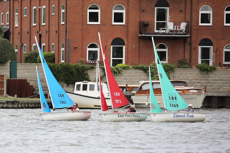303 fleet in their overall finishing order - Hansa National TT Series at Waveney & Oulton Broad photo copyright Karen Langston taken at Waveney & Oulton Broad Yacht Club and featuring the Hansa class