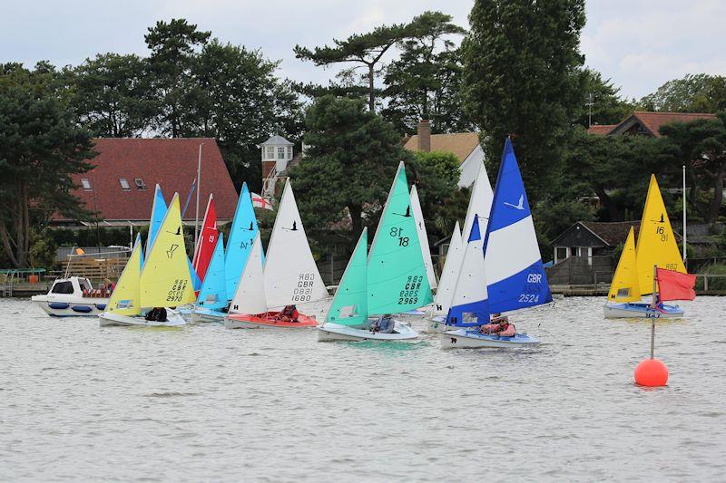 303 fleet start - Hansa National TT Series at Waveney & Oulton Broad photo copyright Karen Langston taken at Waveney & Oulton Broad Yacht Club and featuring the Hansa class