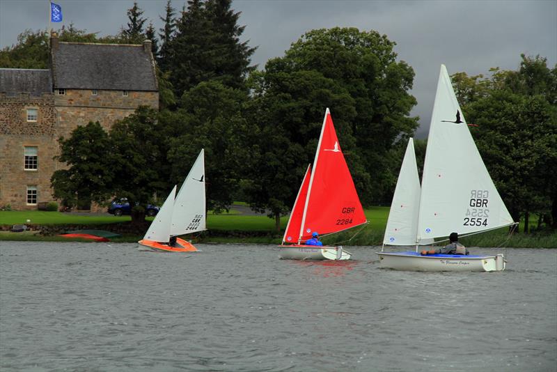 Scottish Hansa Class TT at Bardowie Loch photo copyright Bob Balmer taken at Clyde Cruising Club and featuring the Hansa class